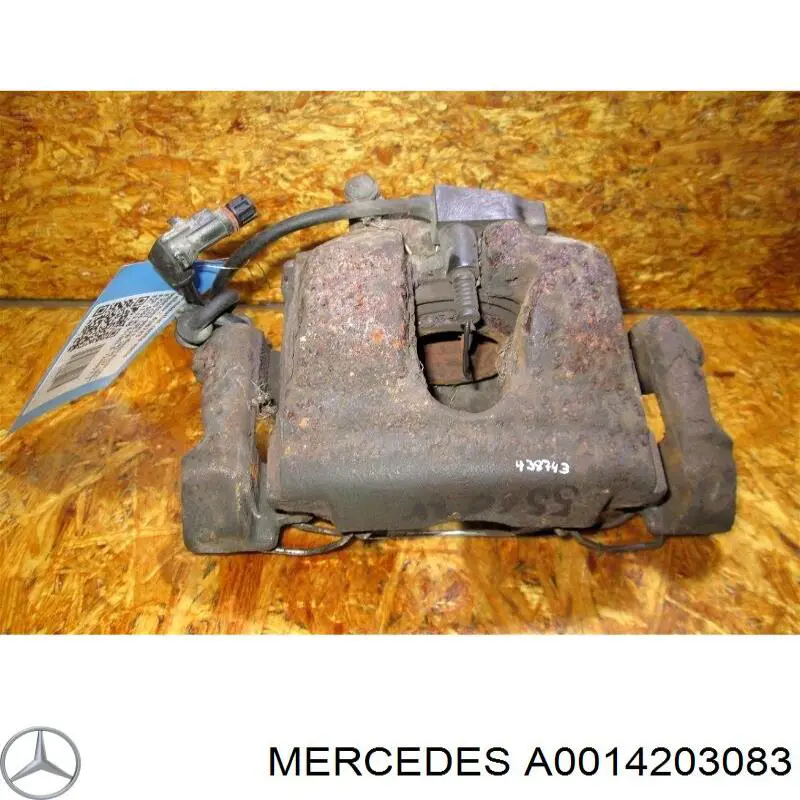 A0014203083 Mercedes супорт гальмівний передній правий