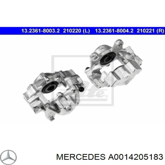 Купити A0014205183 Mercedes Супорт задній правий