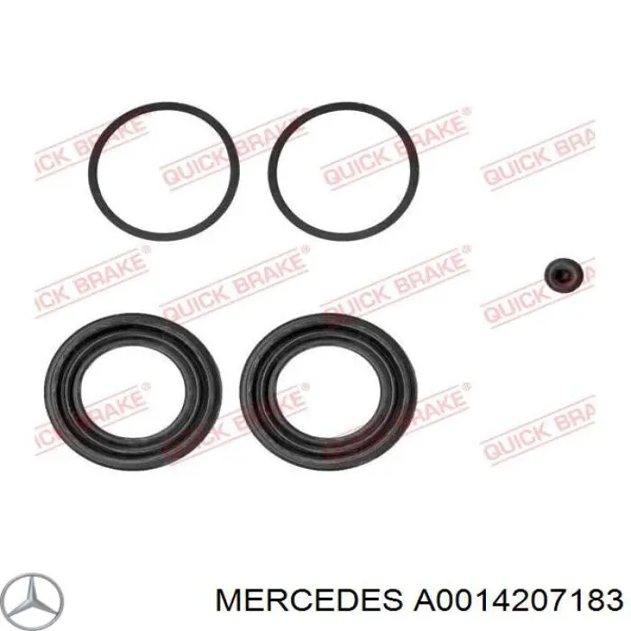 A0014207183 Mercedes Супорт гальмівний, передній, лівий