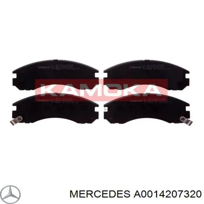 Купити A0014207320 Mercedes Задні колодки