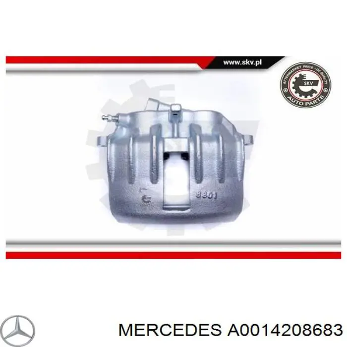 Супорт гальмівний передній лівий A0014208683 Mercedes