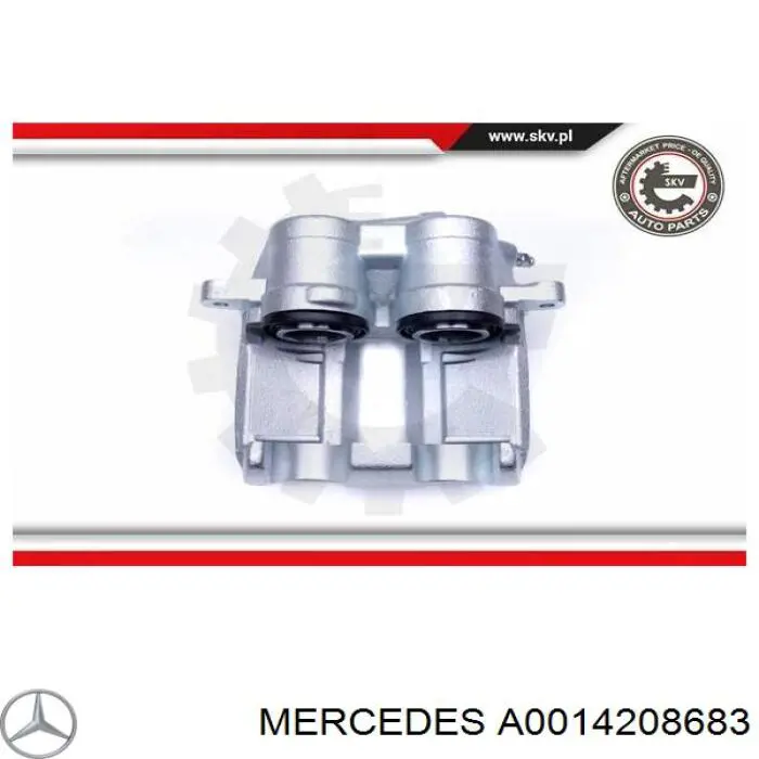 Купити A0014208683 Mercedes Супорт гальмівний передній лівий