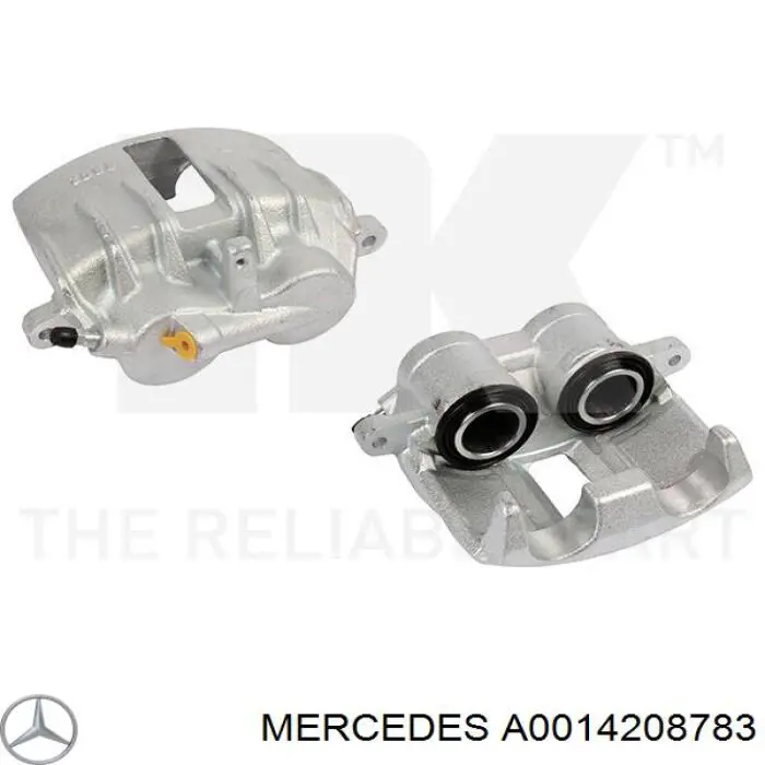 Супорт гальмівний передній правий Mercedes A0014208783 ціна, від 67.62 USD