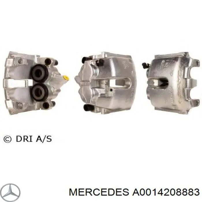 Купити A0014208883 Mercedes Супорт гальмівний передній лівий