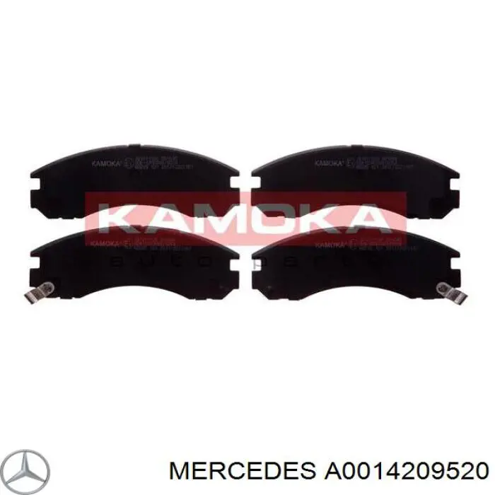 Купити A0014209520 Mercedes Задні колодки