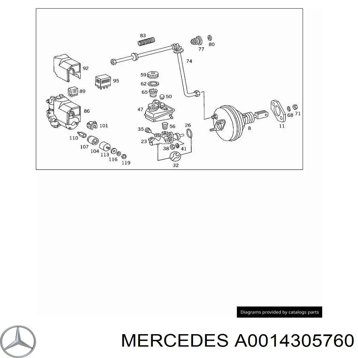  0014305760 Mercedes