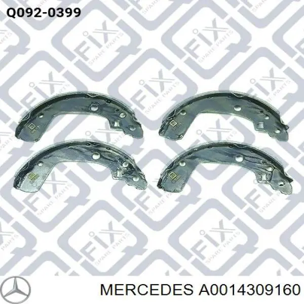 Купити A0014309160 Mercedes Ремкомплект гальмівного циліндру