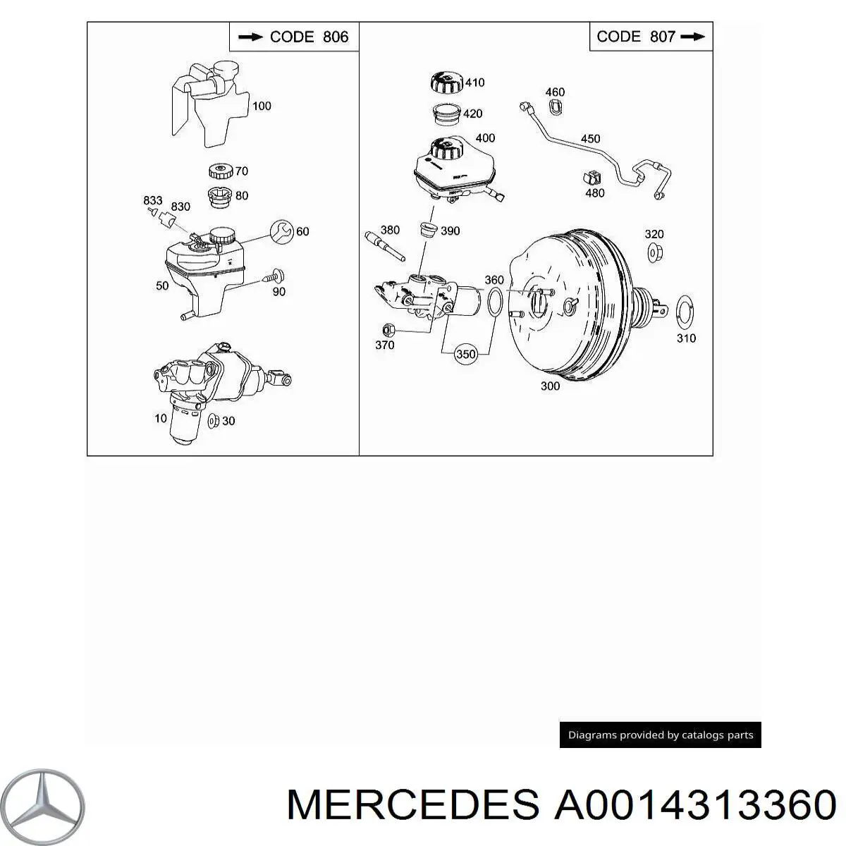  A0014313360 Mercedes