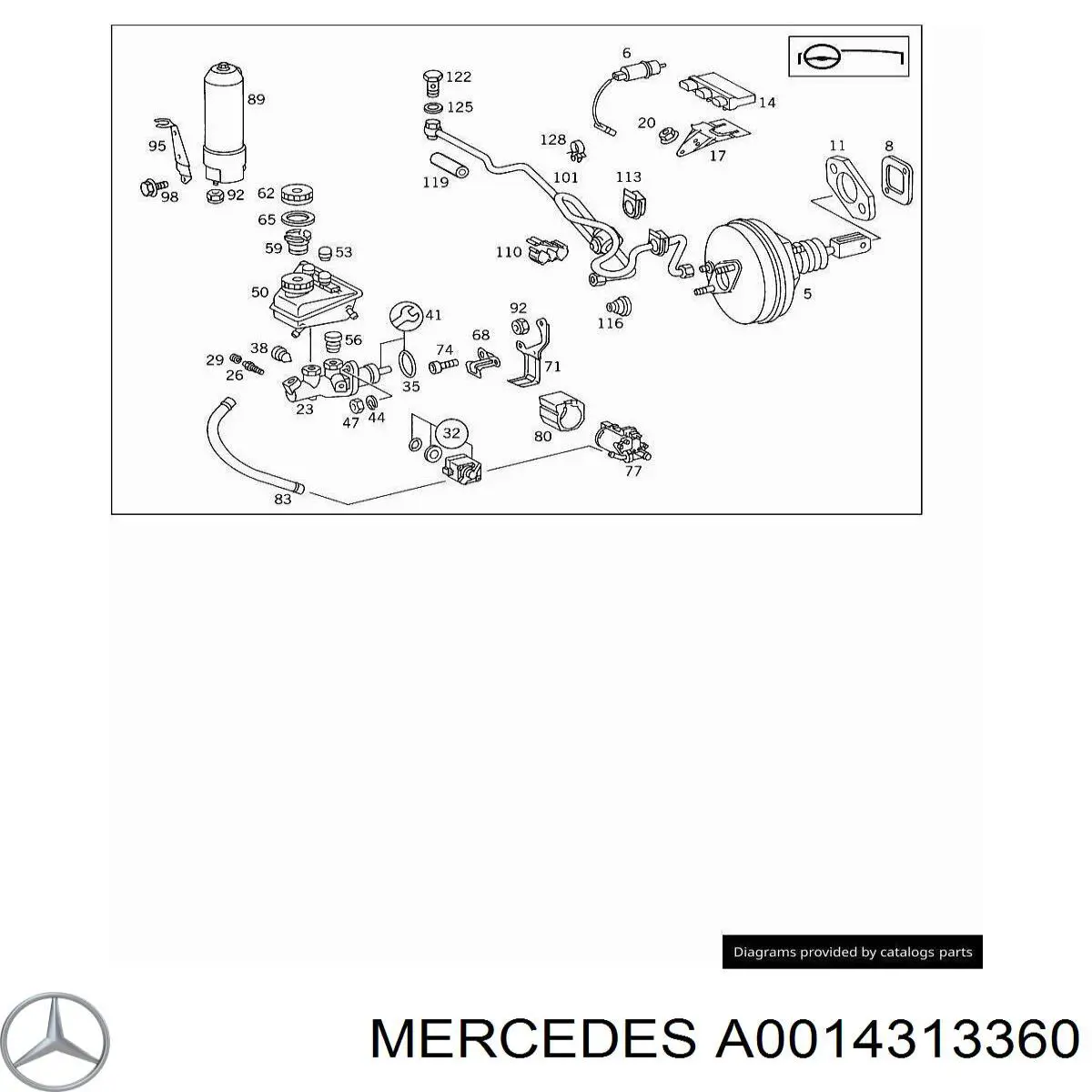  Mercedes A0014313360