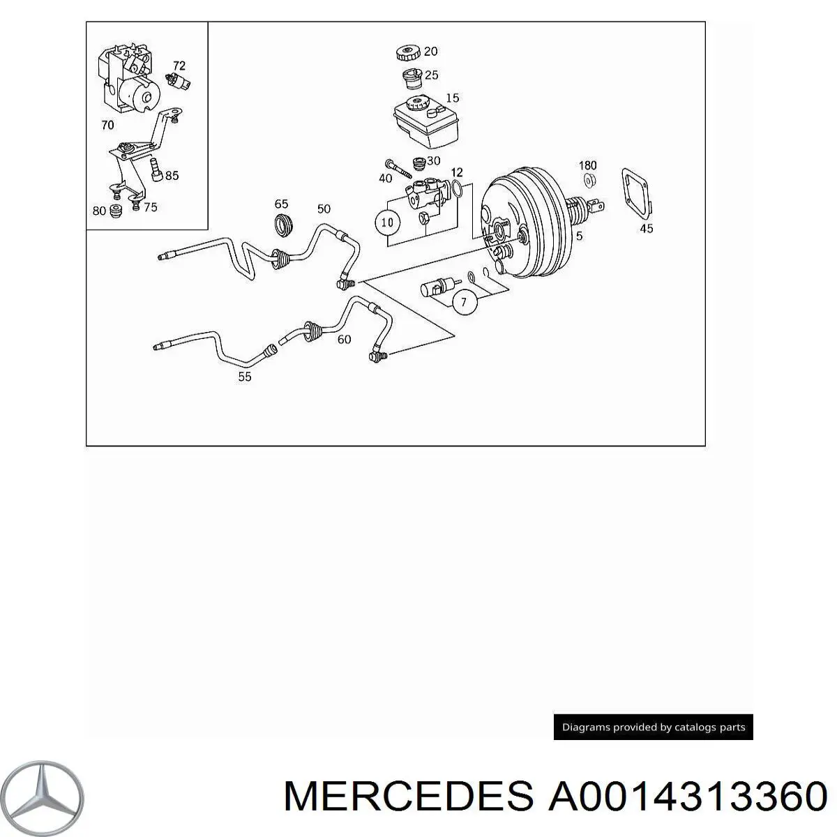  Mercedes A0014313360 ціна, від 3.34 USD