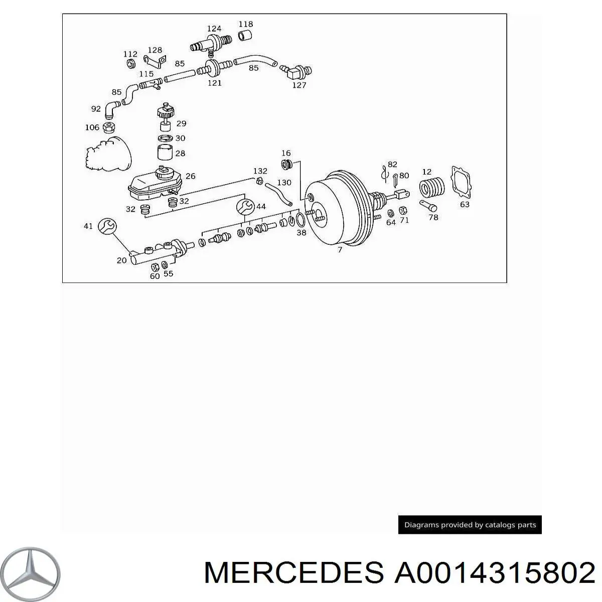  A0014315802 Mercedes