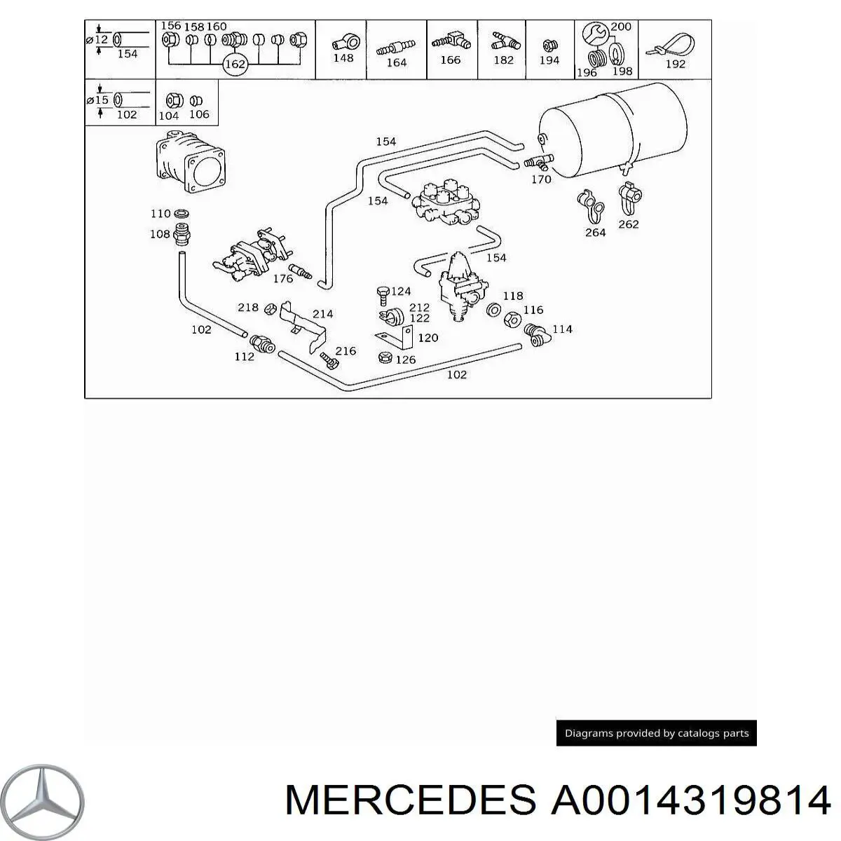  A0014319814 Mercedes