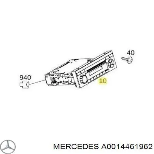 A0014461962 Mercedes 