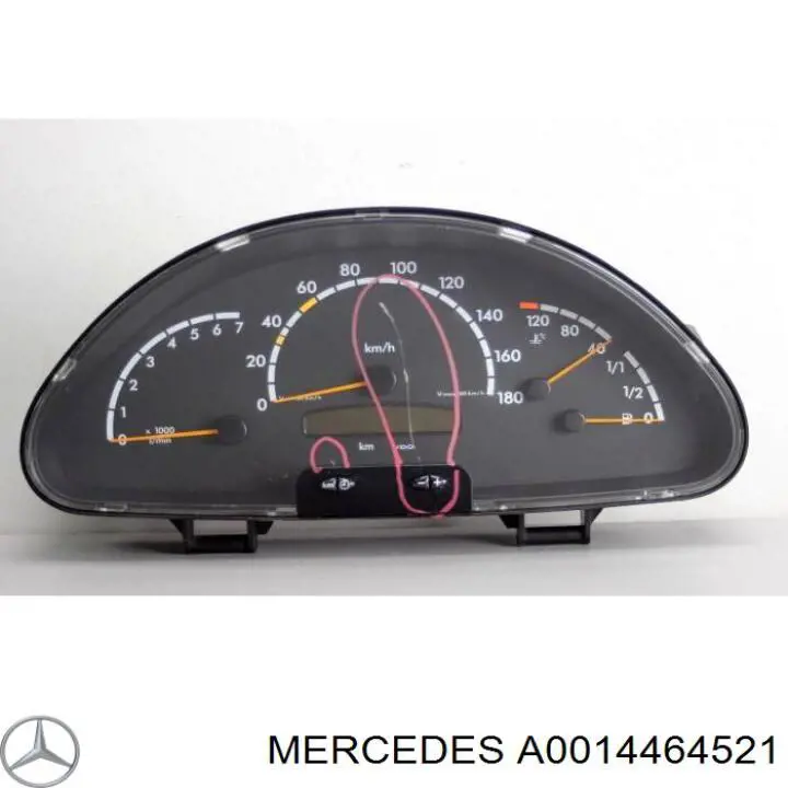 A0014464521 Mercedes Щиток приладів додатковий