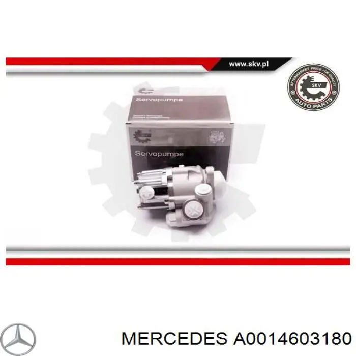 A0014603180 Mercedes Насос гідропідсилювача