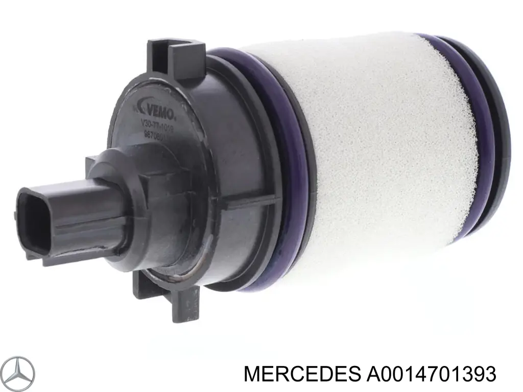 Купити A0014701393 Mercedes Клапан абсорбера