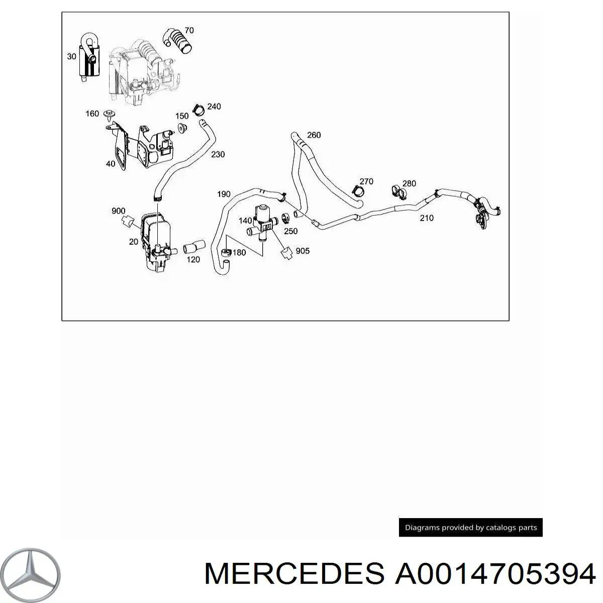  Mercedes A0014705394 ціна, від 116.42 USD