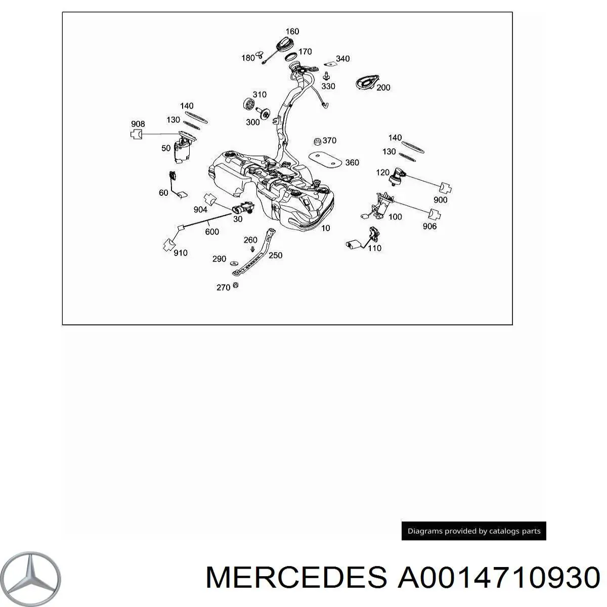  Mercedes A0014710930 ціна, від 12.54 USD
