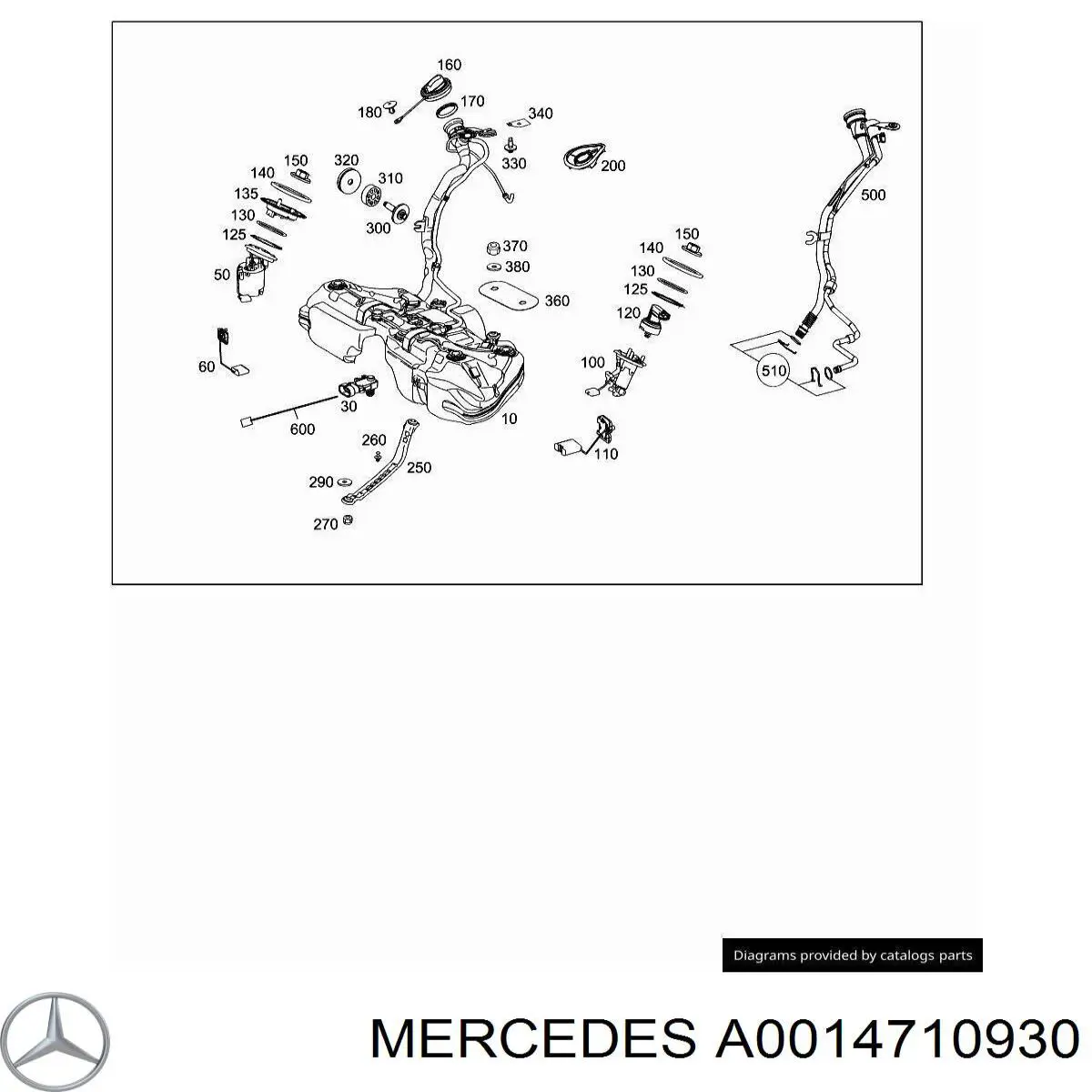  A0014710930 Mercedes