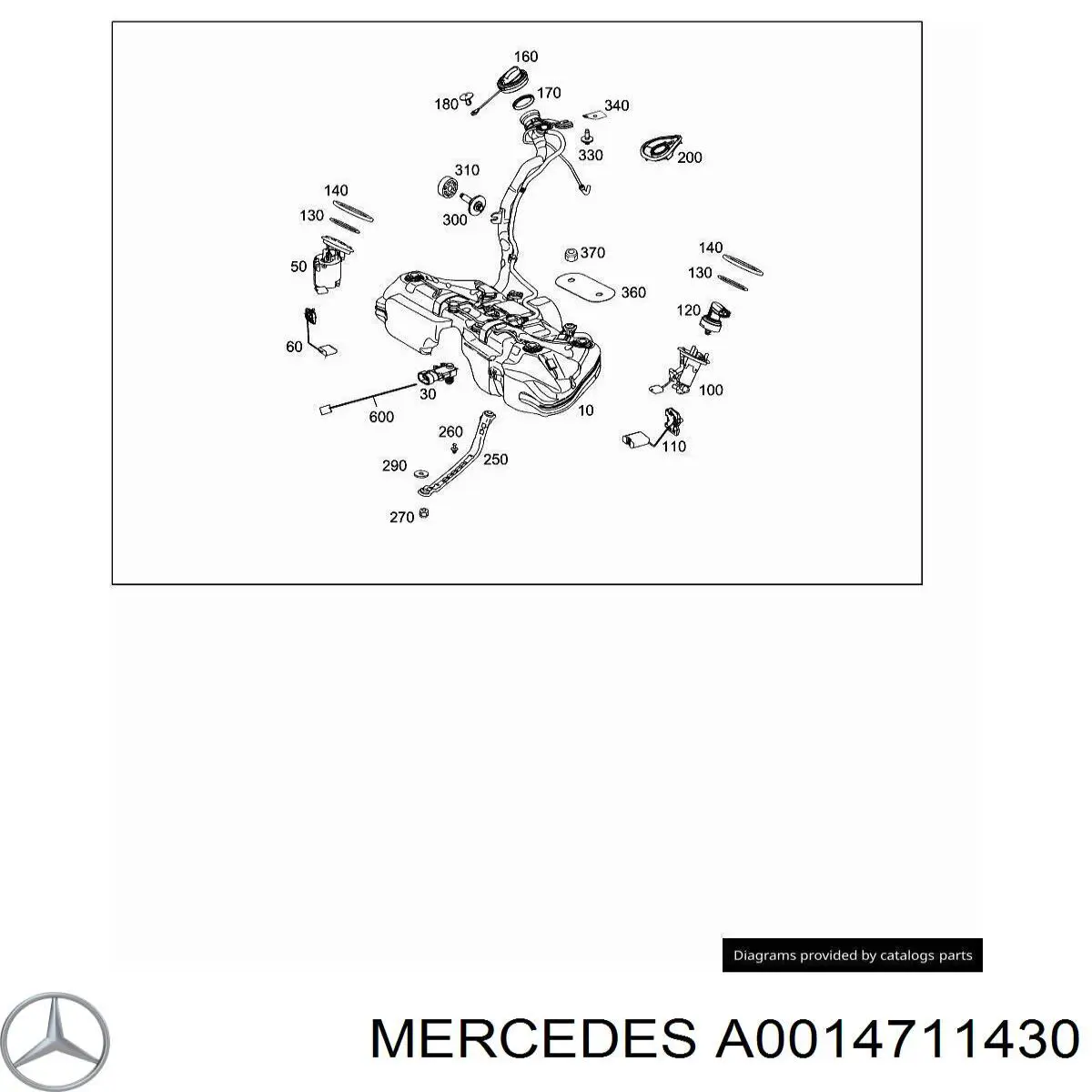  A0014711430 Mercedes