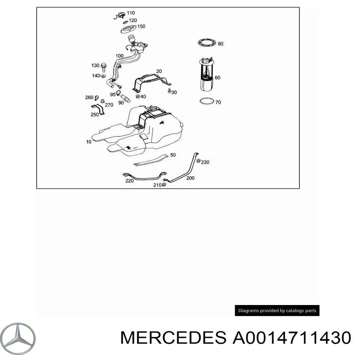 Купити A0014711430 Mercedes 