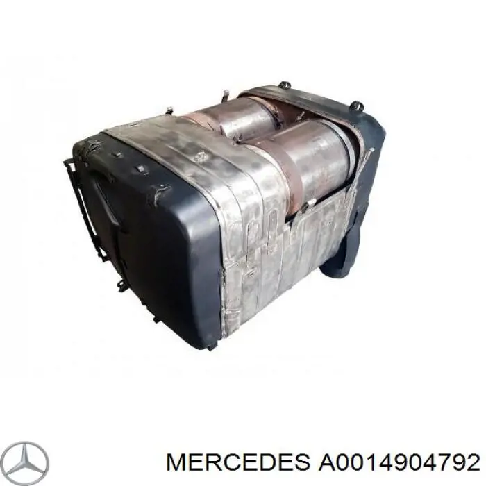 Купити A0014904792 Mercedes Перетворювач відпрацьованих газів
