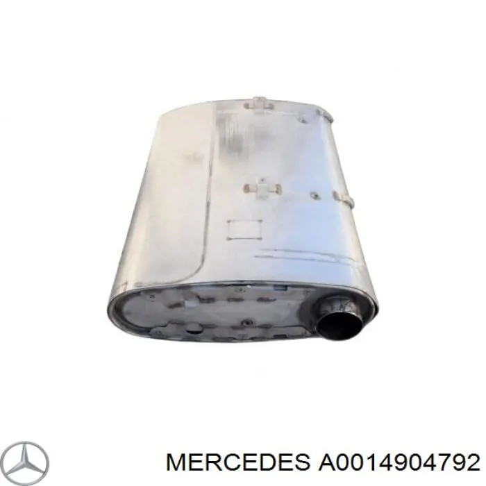 Конвертор-каталізатор Mercedes A0014904792
