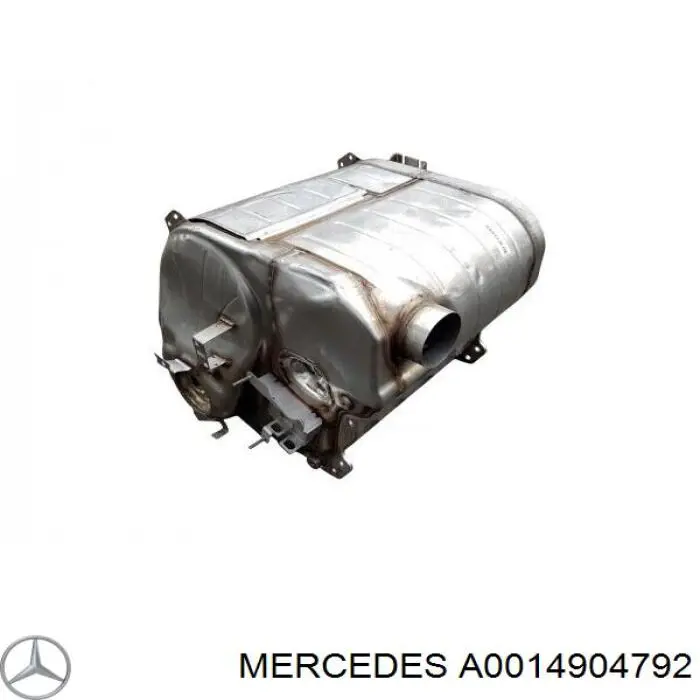 Конвертор-каталізатор (каталітичний нейтралізатор) Mercedes A0014904792 ціна, від 1430.66 USD