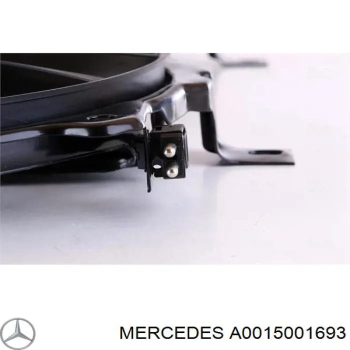 Дифузор радіатора кондиціонера, в зборі з крильчаткою і двигуном Mercedes A0015001693 ціна, від 102.19 USD