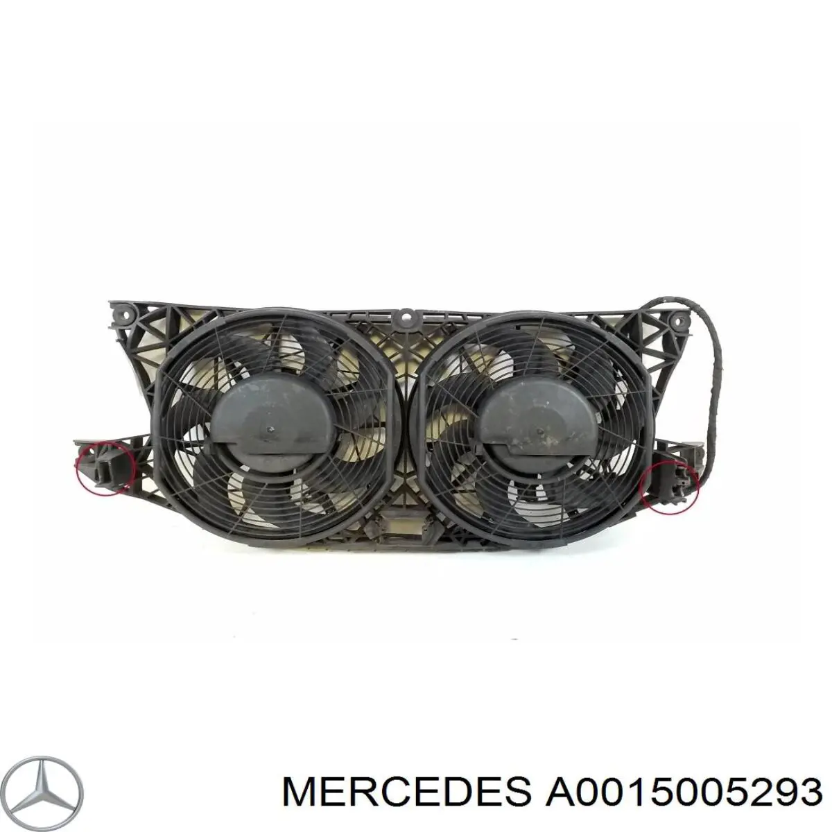 Дифузор (кожух) радіатора охолодження A0015005293 Mercedes