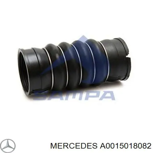A0015018082 Mercedes Патрубок повітряний, вихід з турбіни (наддув)