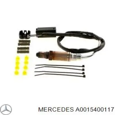 A0015400117 Mercedes лямбда-зонд, датчик кисню після каталізатора, лівий