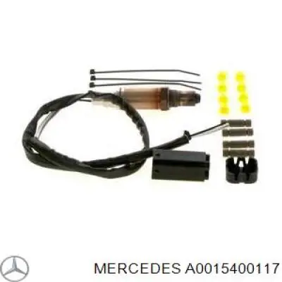 Лямбдазонд, датчик кисню після каталізатора, лівий Mercedes A0015400117 ціна, від 28.24 USD
