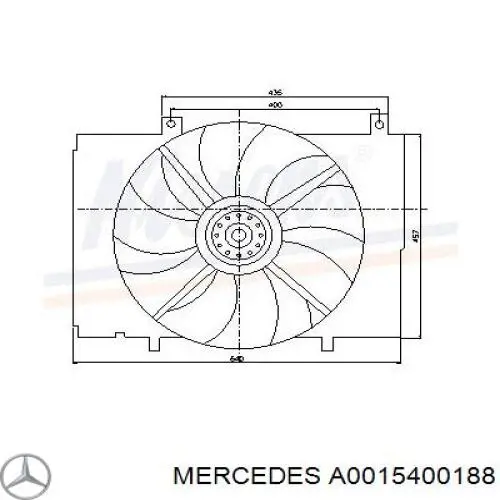Вентилятор радіатора Dorman 620040 ціна, від 50.67 USD