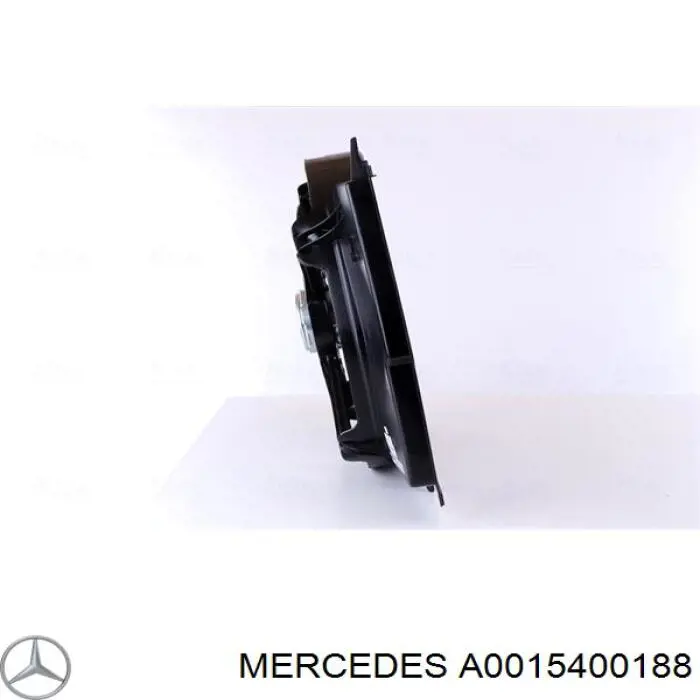 A0015400188 Mercedes електровентилятор охолодження в зборі (двигун + крильчатка)