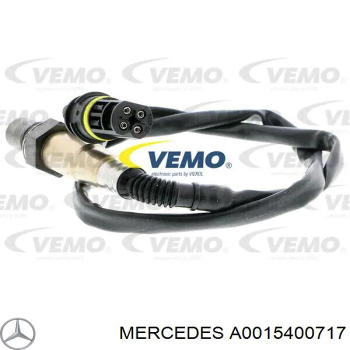 Купити A0015400717 Mercedes Лямбда-зонд, датчик кисню до каталізатора, лівий