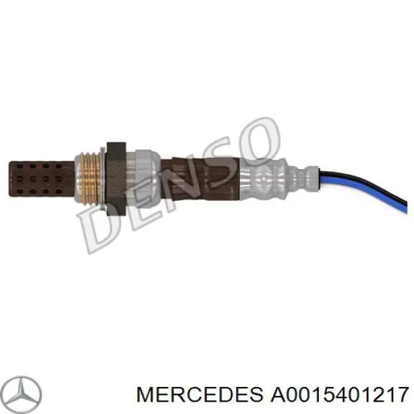Лямбдазонд, датчик кисню після каталізатора, лівий Mercedes A0015401217 ціна, від 28.24 USD