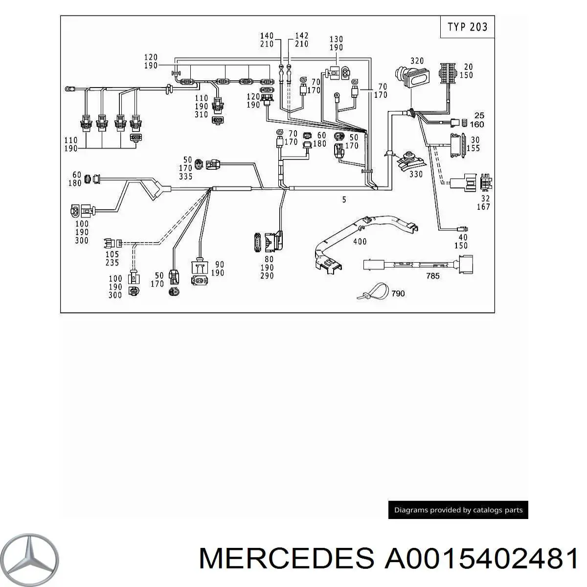 A0015402481 Mercedes 