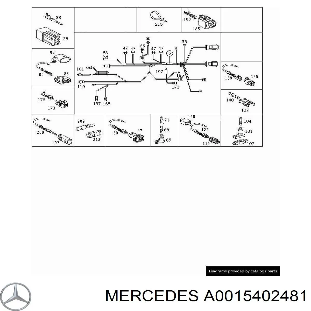 Купити A0015402481 Mercedes 