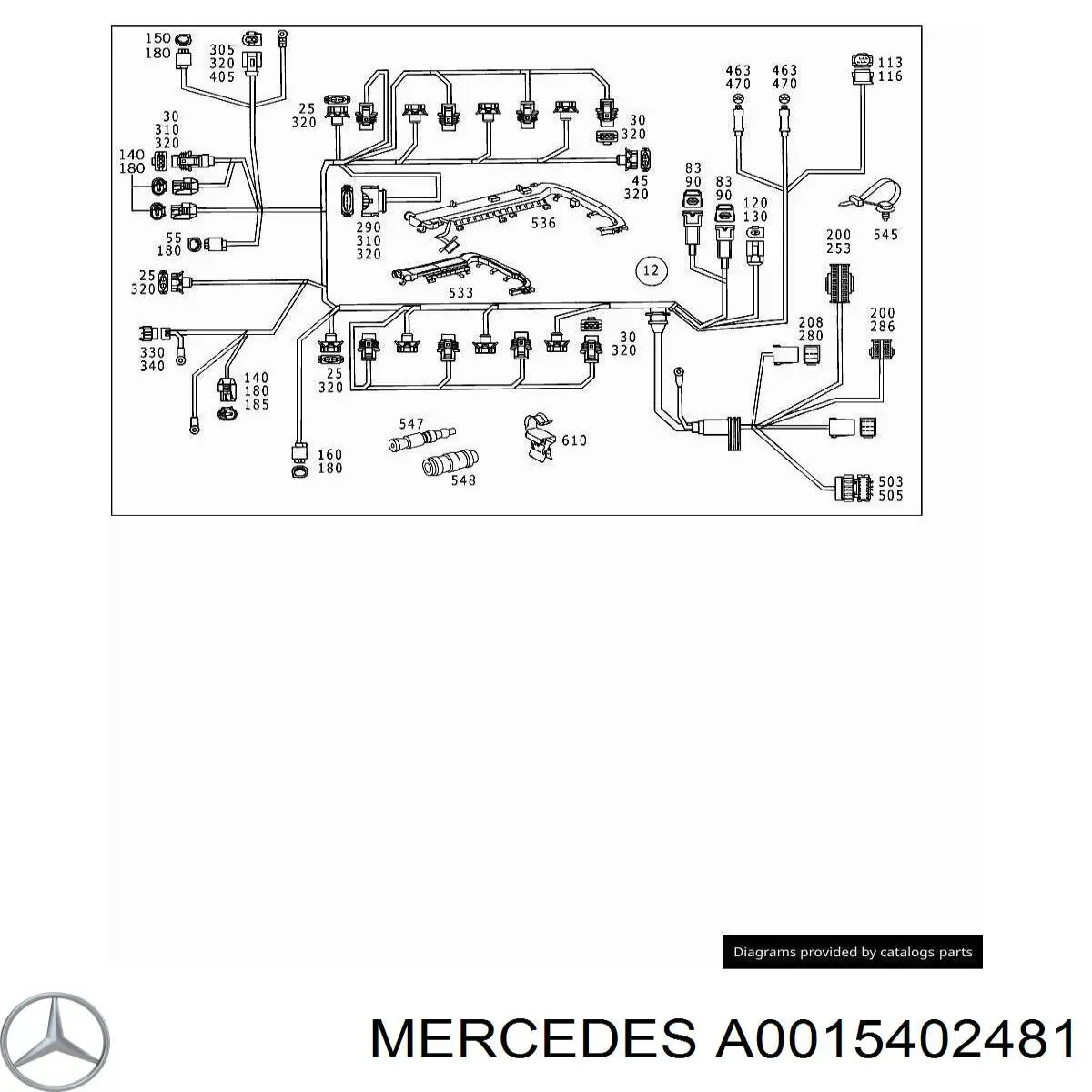 A0015402481 Mercedes 
