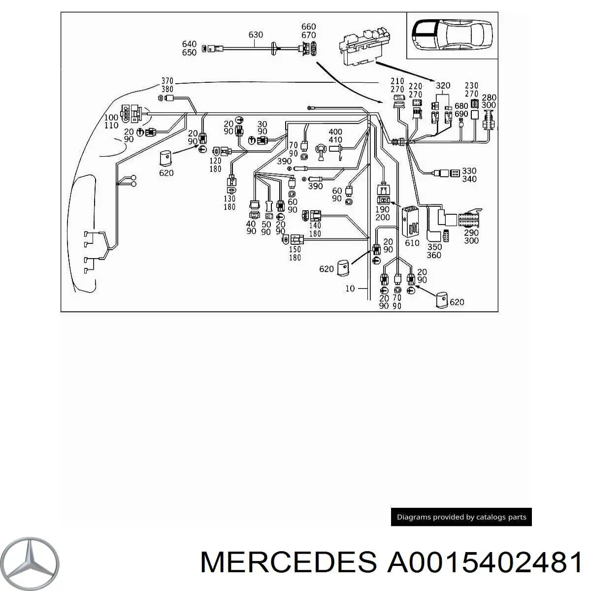  Mercedes A0015402481 ціна, від 2.78 USD