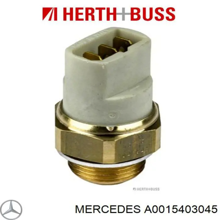 A0015403045 Mercedes термо-датчик включення вентилятора радіатора