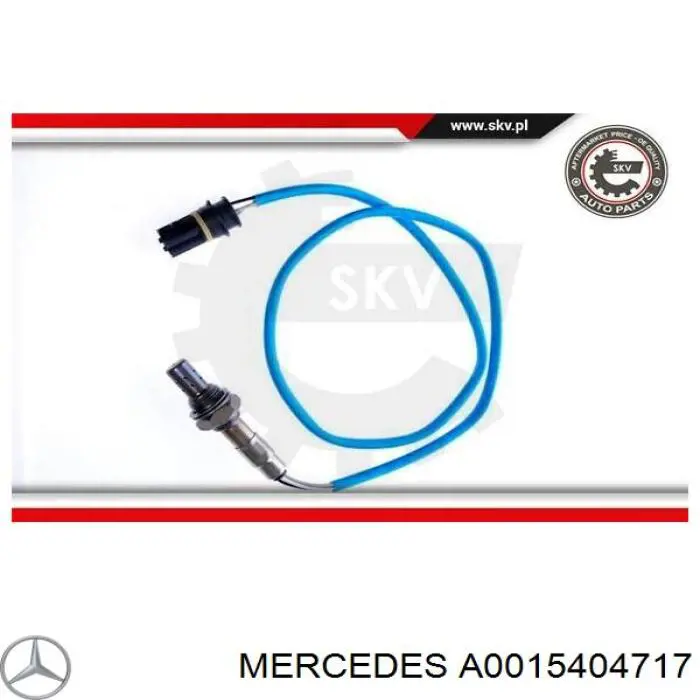 Купити A0015404717 Mercedes Лямбда-зонд, датчик кисню до каталізатора, правий