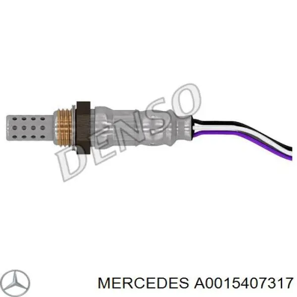 Купити A0015407317 Mercedes Лямбда-зонд, датчик кисню після каталізатора, правий