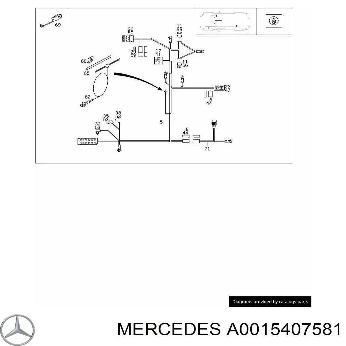  A0015407581 Mercedes