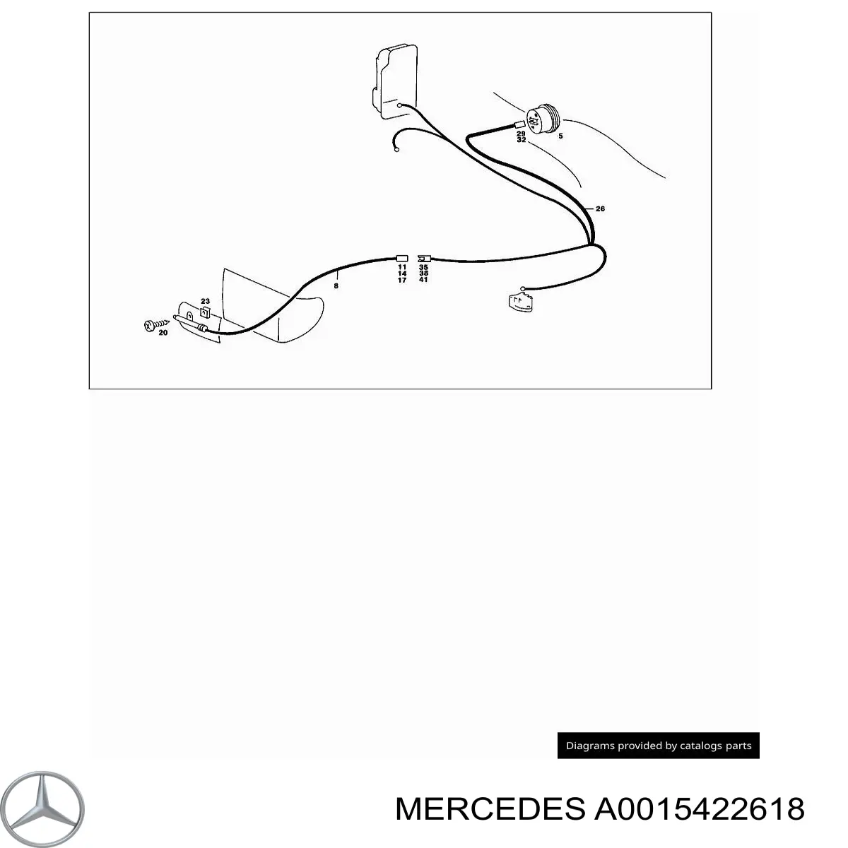 A0015422618 Mercedes Датчик температури навколишнього середовища