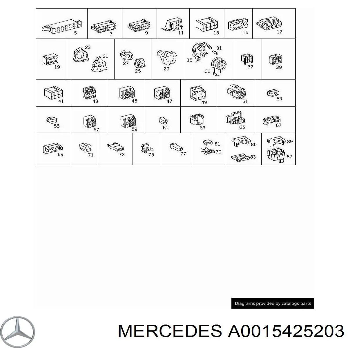 A0015425203 Mercedes 