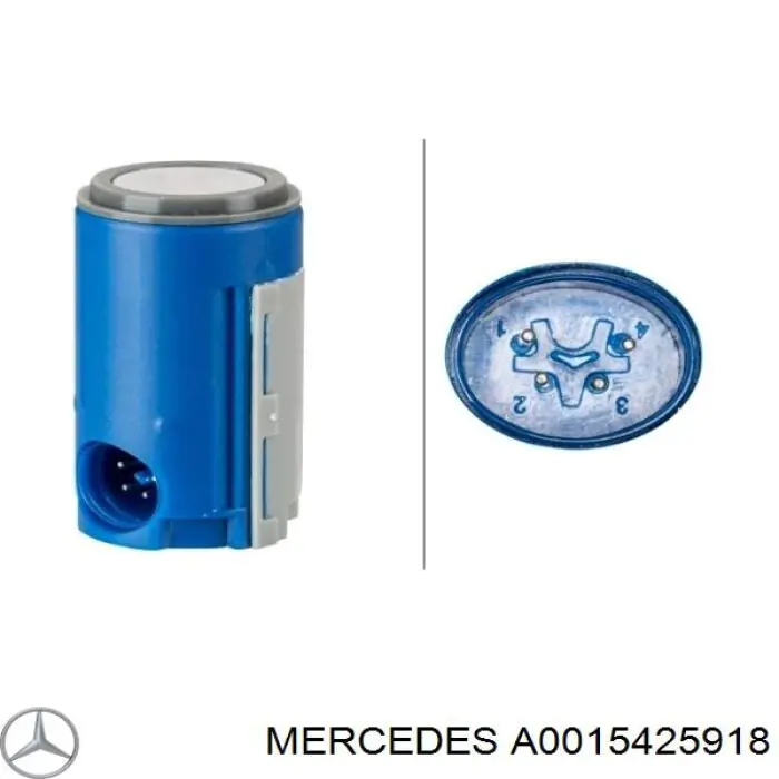 A0015425918 Mercedes датчик сигналізації паркування (парктронік, передній)