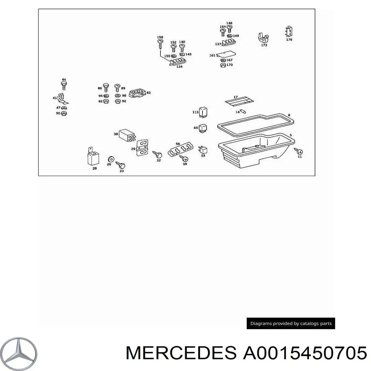  Mercedes A0015450705 ціна, від 441.00 USD
