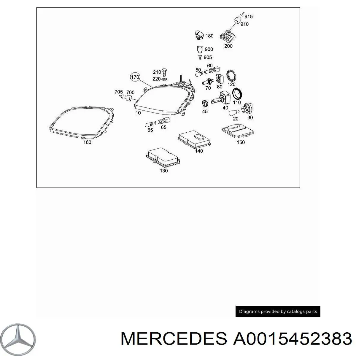  Mercedes A0015452383 ціна, від 1.86 USD
